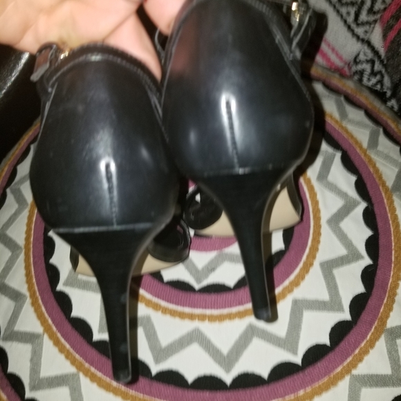 michael kors simone star strapy open toe heels black Leather - Picture 5 of 8